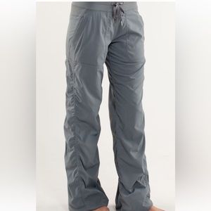 Mid rise lululemon lined studio pants